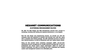 Hexanet.com thumbnail