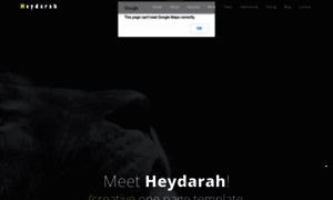 Heydarah-onepage-html5-portfolio-template.bitballoon.com thumbnail