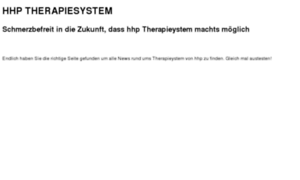 Hhp-therapiesystem.de thumbnail