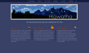 Hiawatha-webserver.org thumbnail