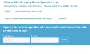 Hibiscusislandluxuryhomespecialist.com thumbnail