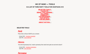 Hicetnunc.tools thumbnail