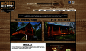 Hickoryhideawaycabins.com thumbnail