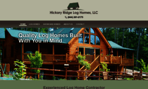 Hickoryridgeloghomes.com thumbnail