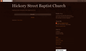 Hickorystbaptistscranton.blogspot.com thumbnail