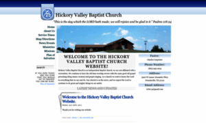 Hickoryvalleybaptist.org thumbnail