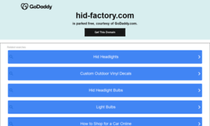 Hid-factory.com thumbnail