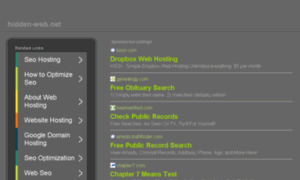Hidden-web.net thumbnail