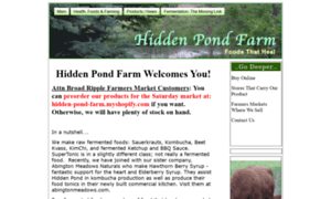 Hiddenpondllc.com thumbnail