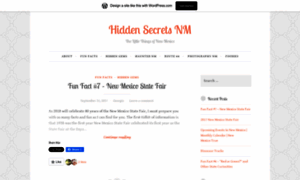 Hiddensecretsnm.wordpress.com thumbnail