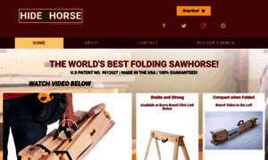Hideahorsefoldingsawhorses.com thumbnail