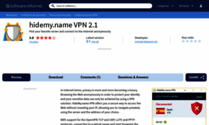 Hidemy-name-vpn.software.informer.com thumbnail