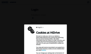 Hidrive.ionos.com thumbnail