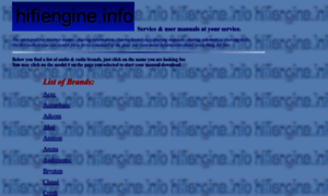 Hifiengine.info thumbnail