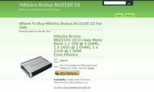 Hifonicsbrutusbrz21001d.jbuyi.com thumbnail