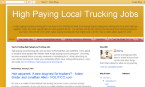 High-paying-local-trucking-job.com thumbnail