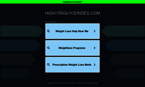 High-triglycerides.com thumbnail