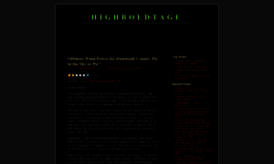 Highboldtage.wordpress.com thumbnail