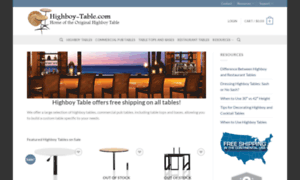 Highboy-table.com thumbnail