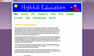 Highhillhomeschool.blogspot.com thumbnail