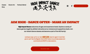 Highimpactdance.net thumbnail