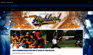 Highlandball.sportngin.com thumbnail
