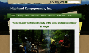 Highlandcampgrounds.com thumbnail