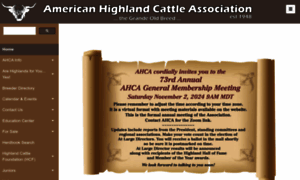 Highlandcattleusa.org thumbnail