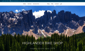 Highlanderbikeshop.com thumbnail