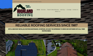 Highlandroofingnc.com thumbnail