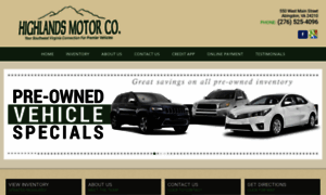 Highlandsmotorco.com thumbnail