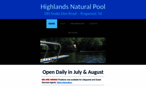 Highlandsnaturalpool.org thumbnail