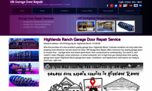 Highlandsranchgaragedoorrepair.org thumbnail