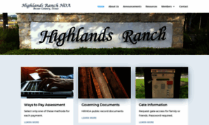 Highlandsranchhoa.org thumbnail
