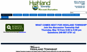 Highlandtwp.net thumbnail
