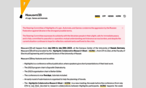 Highlights-conference.org thumbnail