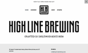 Highlinebrewing.com thumbnail