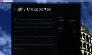 Highlyunsupported.com thumbnail