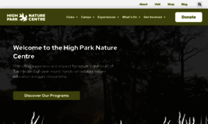 Highparknaturecentre.com thumbnail