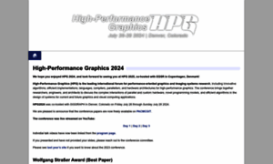 Highperformancegraphics.org thumbnail