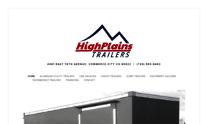 Highplainstrailers.com thumbnail