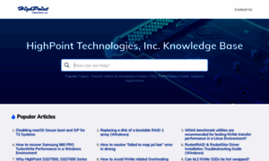 Highpoint-technologies-inc.helpjuice.com thumbnail