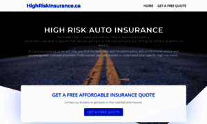 Highriskinsurance.ca thumbnail