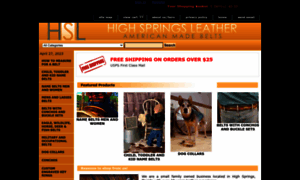 Highspringsleather.com thumbnail