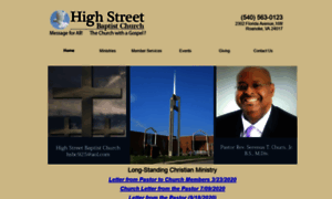 Highstreetbaptistchurch.org thumbnail