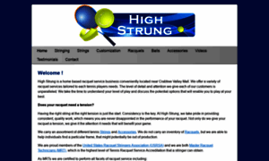 Highstrungtennis.com thumbnail