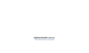 Hightechhealth.com.au thumbnail