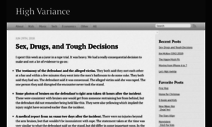 Highvariance.net thumbnail