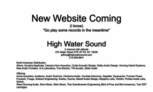 Highwatersound.com thumbnail