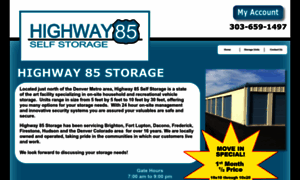 Highway85storage.com thumbnail